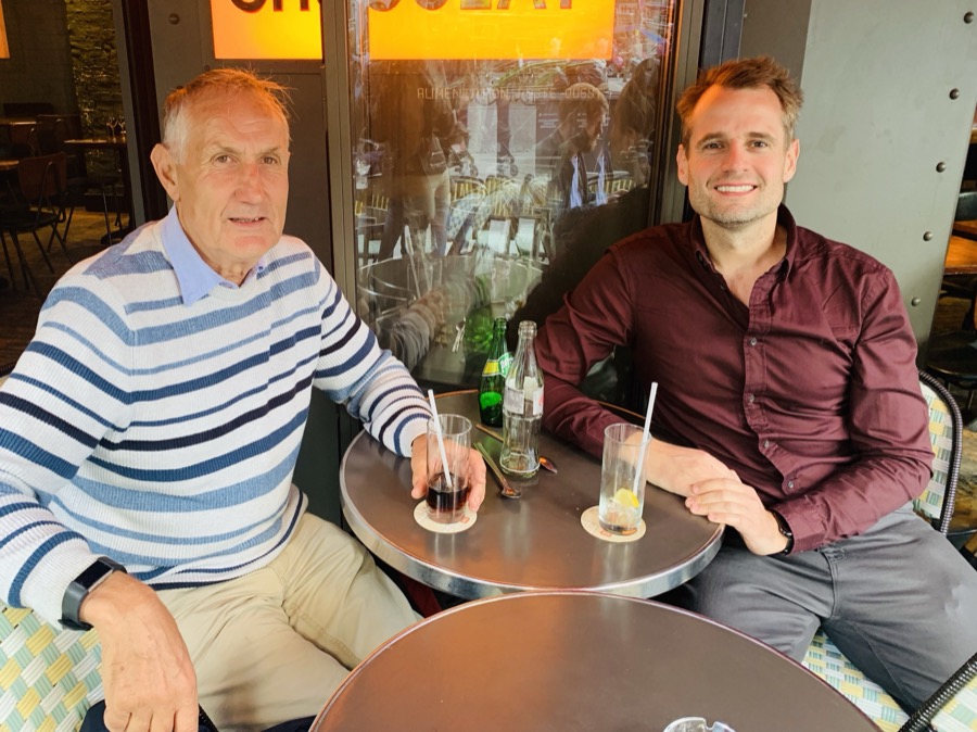 Alan with his dad